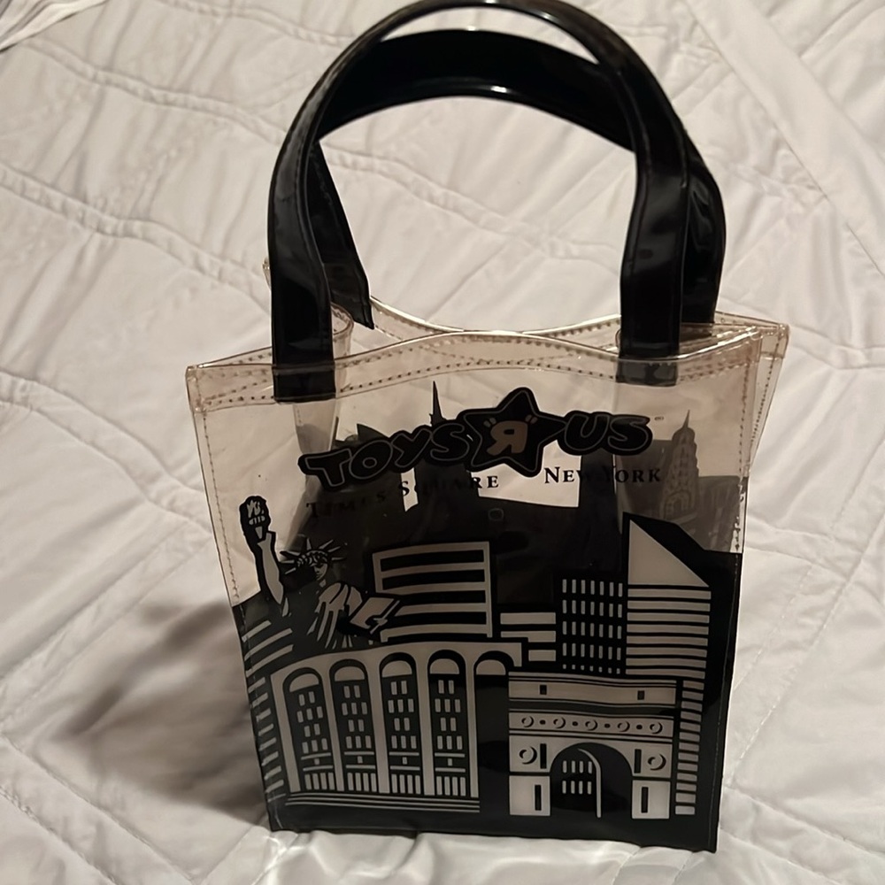 SUPER RARE!  Toys R Us Clear Tote - Picture 2 of 7